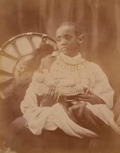 Príncipe Dejatch Alamayou da Abissínia, c.1868