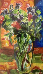 Padrão e flores