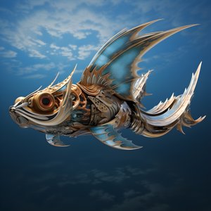 Um peixe voador 4