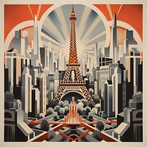 Cartaz publicitário, Paris, França 2