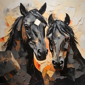 cavalos negros 1