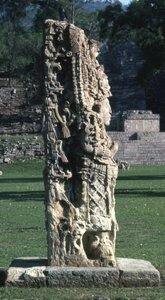 Copan Stela H, Late Classic Period, c.730 dC