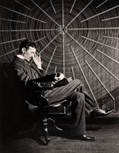 Retrato de Nikola Tesla, 1890