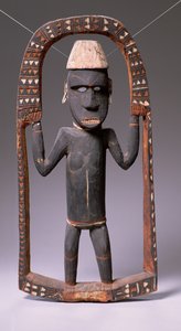Figura da Canoa House, Ilhas Salomão (madeira)