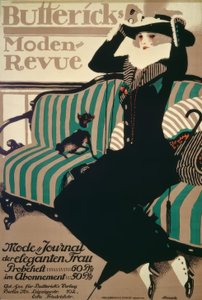 Buttericks Moden-Revue - poster 1912 por P.Scheurich