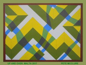 UP AND OVER, 2017, ACRÍLICO EM PAPEL