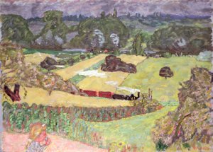 Paisagem com trem de carga, 1909