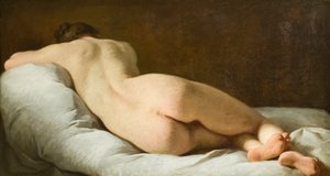 Mulher nua (óleo sobre tela)
