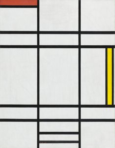 Composição em branco, vermelho e amarelo, 1936