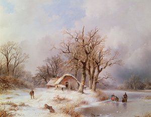 Paisagem de inverno (óleo)