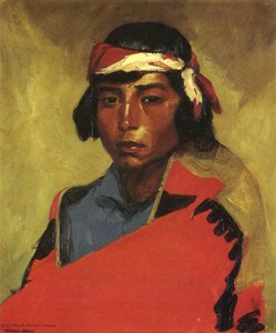 Menino do Pueblo Tesuque, 1916