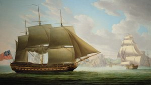 East Indiaman &39;Cirencester&39; off Santa Helena, 1795