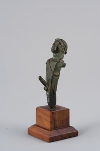 Herm com pênis ereto (bronze)