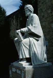 Estátua, de, Averroes, (Ibn, Rushd)