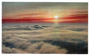Nascer do sol acima das nuvens, c.1930 (impressão)
