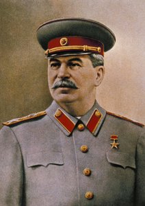 Retrato de Joseph Stalin (1879 - 1953).