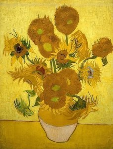 Girassóis. Arles, janeiro de 1889