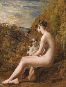 Vênus e Cupido (óleo no painço)