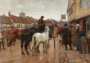 Dia de mercado, 1907