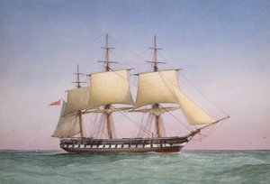 &39;50 -gun Frigate HMS &39;Arethusa&39;, 1876