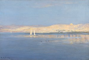 Lua nascendo sobre o Nilo, 1900