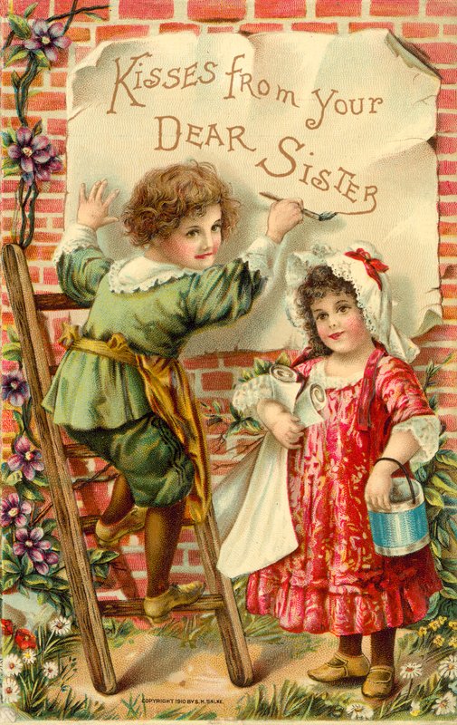 Beijos de sua querida irmã de American School