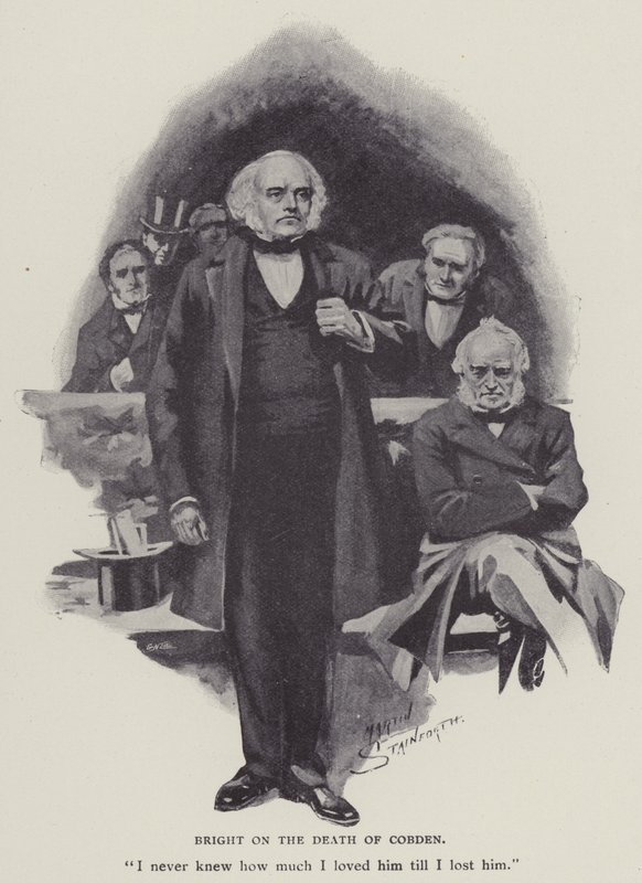 Brilhante na morte de Cobden de English School
