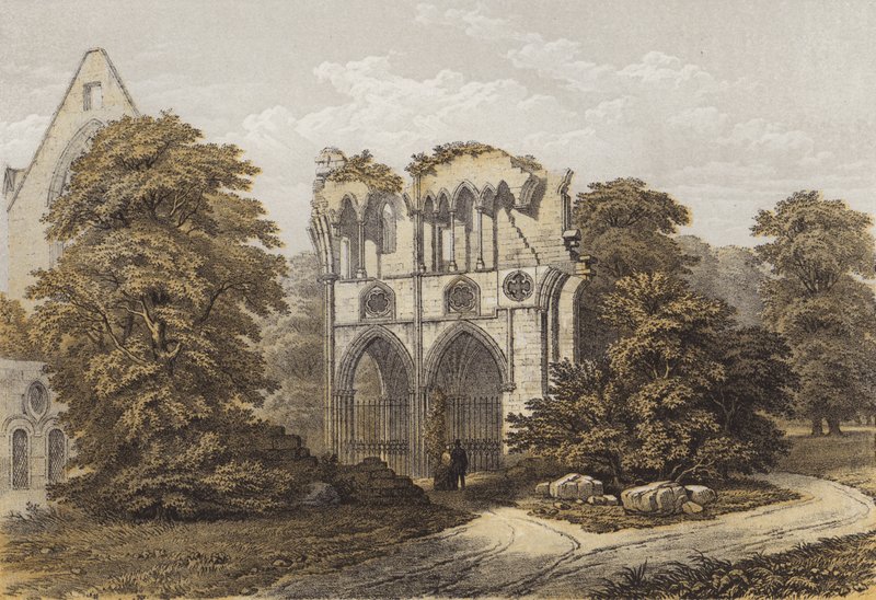 Abadia de Dryburgh de English School