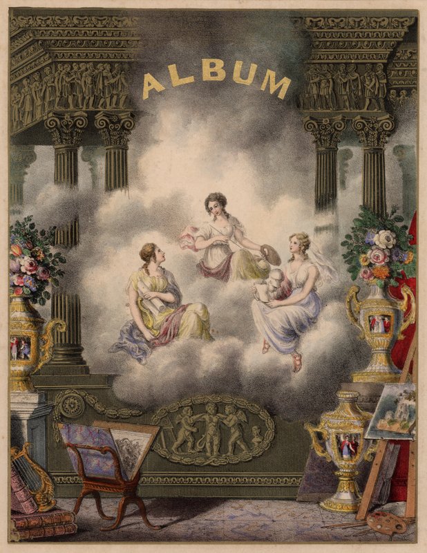 Frontispício do álbum. de European School