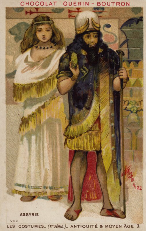 Trajes assírios de French School