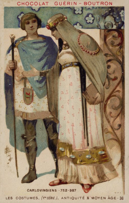 Trajes carolíngios de French School