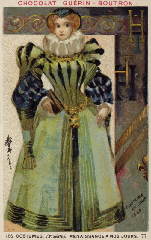 Vestido de tribunal, 1556 de French School