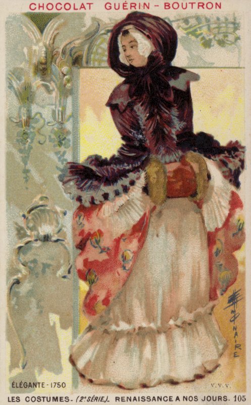 Senhora elegante, 1750 de French School