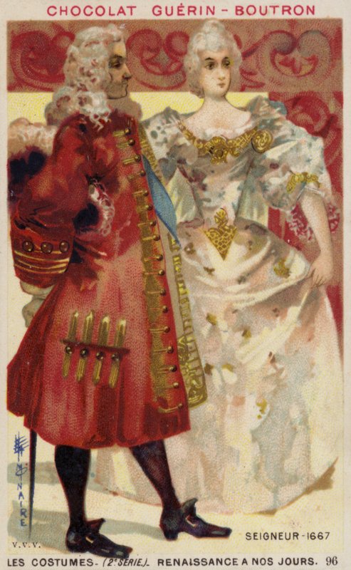 Senhor e senhora, 1667 de French School