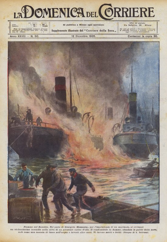 Chamas no Danúbio de Achille Beltrame