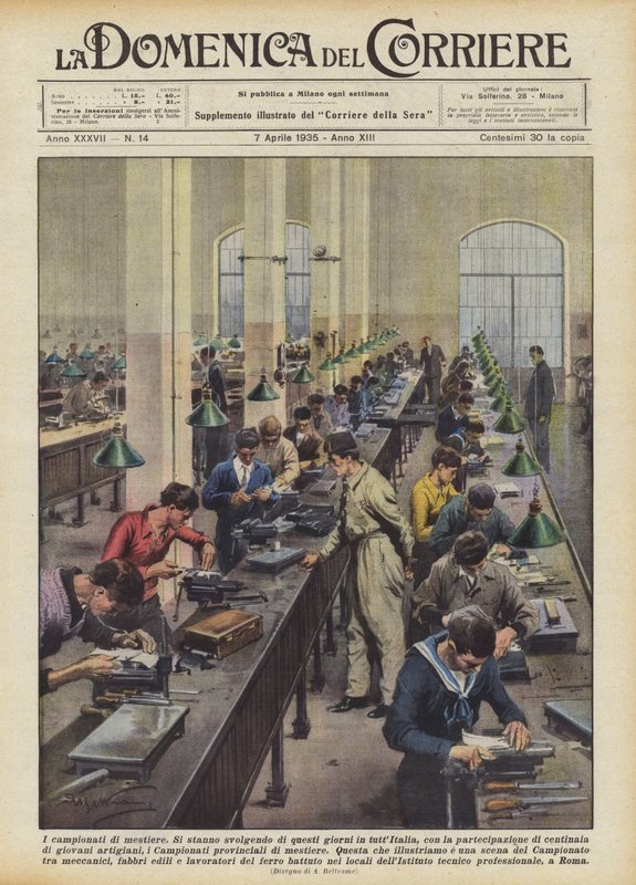 Os campeonatos de comércio de Achille Beltrame