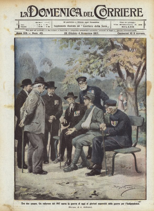 Entre dois épicos de Achille Beltrame