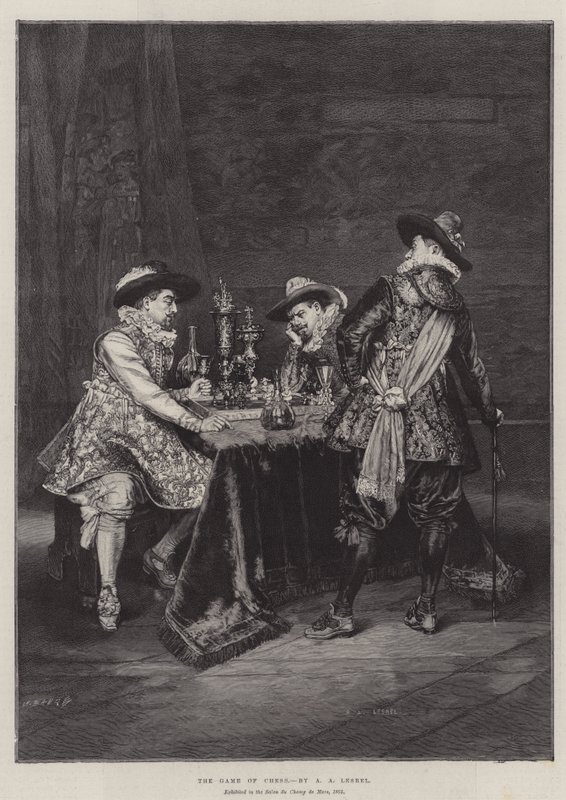 O jogo de xadrez de Adolphe Alexandre Lesrel