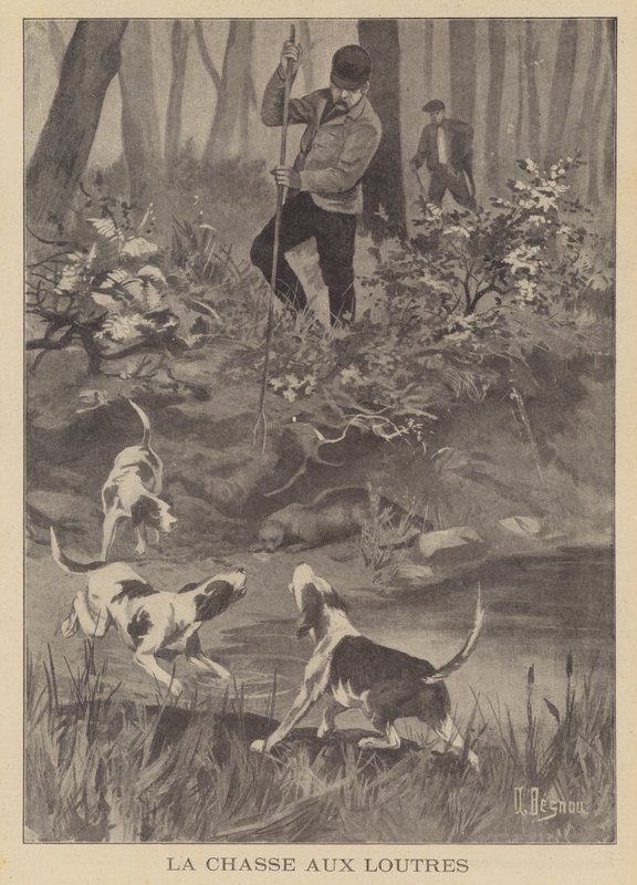 Lontras de caça de Albert Besnou