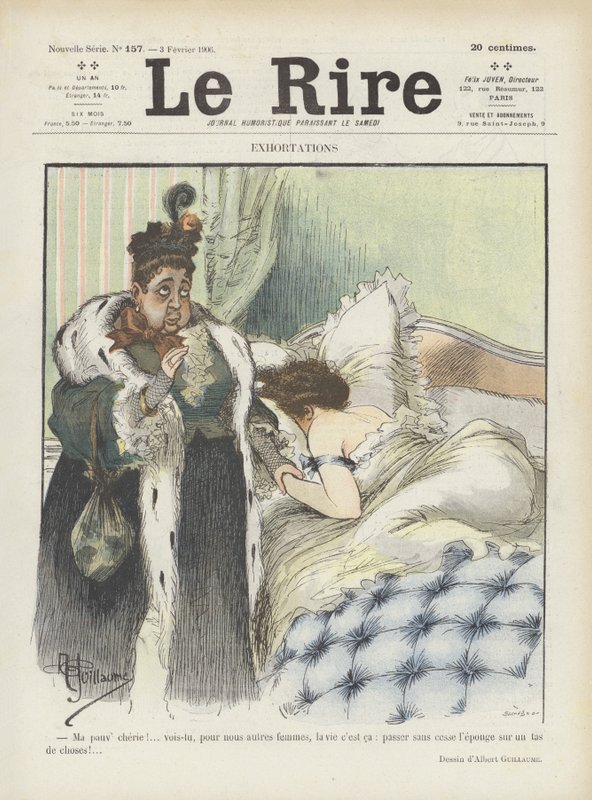 Ilustração para o riso de Albert Guillaume