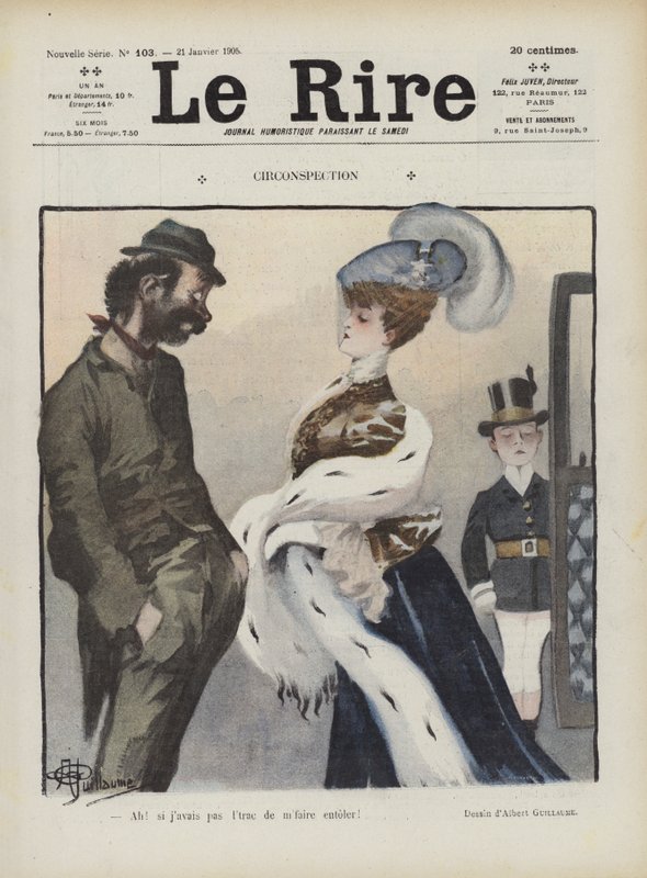 Ilustração para o riso de Albert Guillaume
