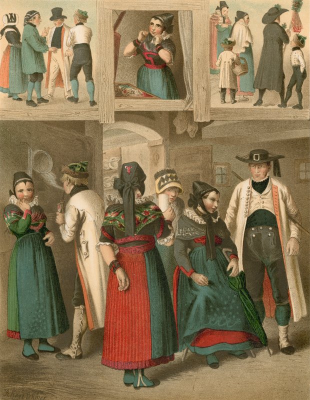 Traje alemão, Westphalen de Albert Kretschmer