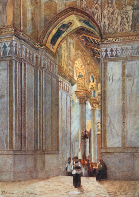 Na Catedral de Monreale de Alberto Pisa