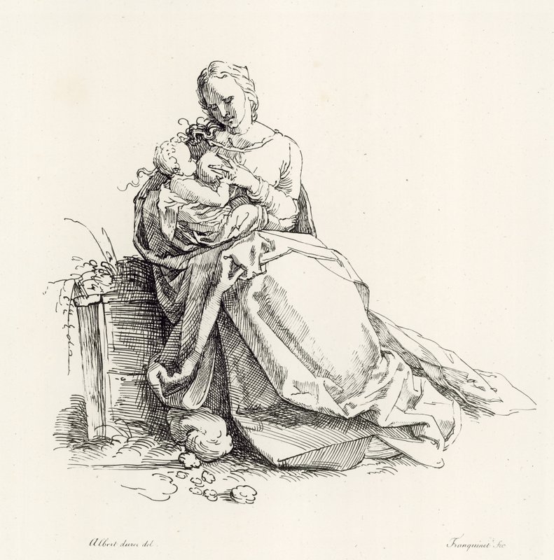 Virgem e o Menino de Albrecht Dürer