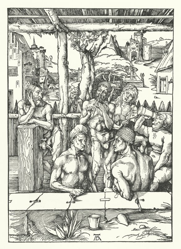 O banho dos homens de Albrecht Dürer