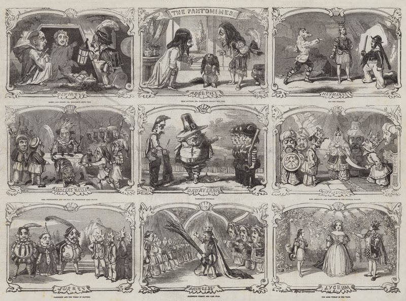 Pantomimas em Londres de Alfred Crowquill