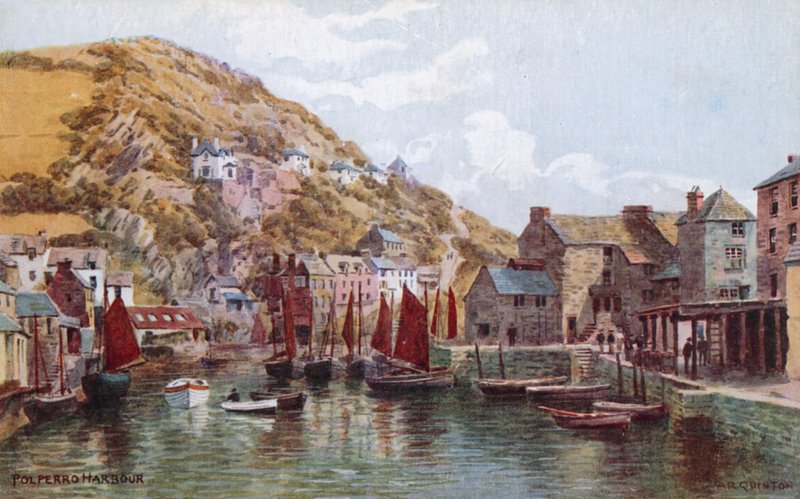 Polperro Harbour de Alfred Robert Quinton