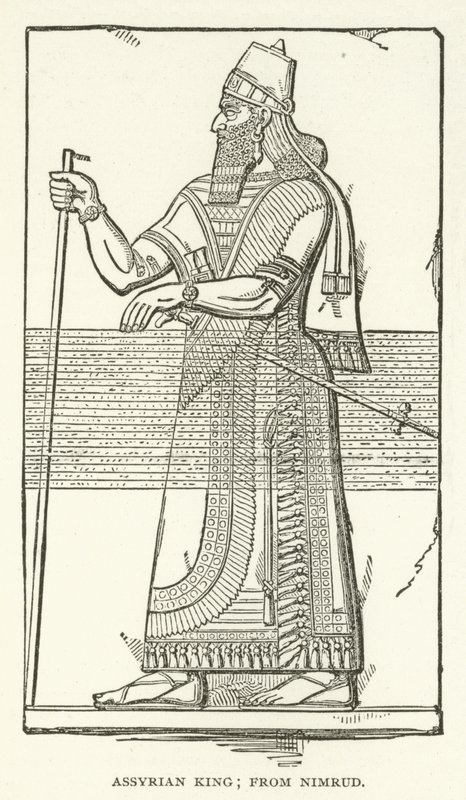 Rei assírio; de Nimrud de American School