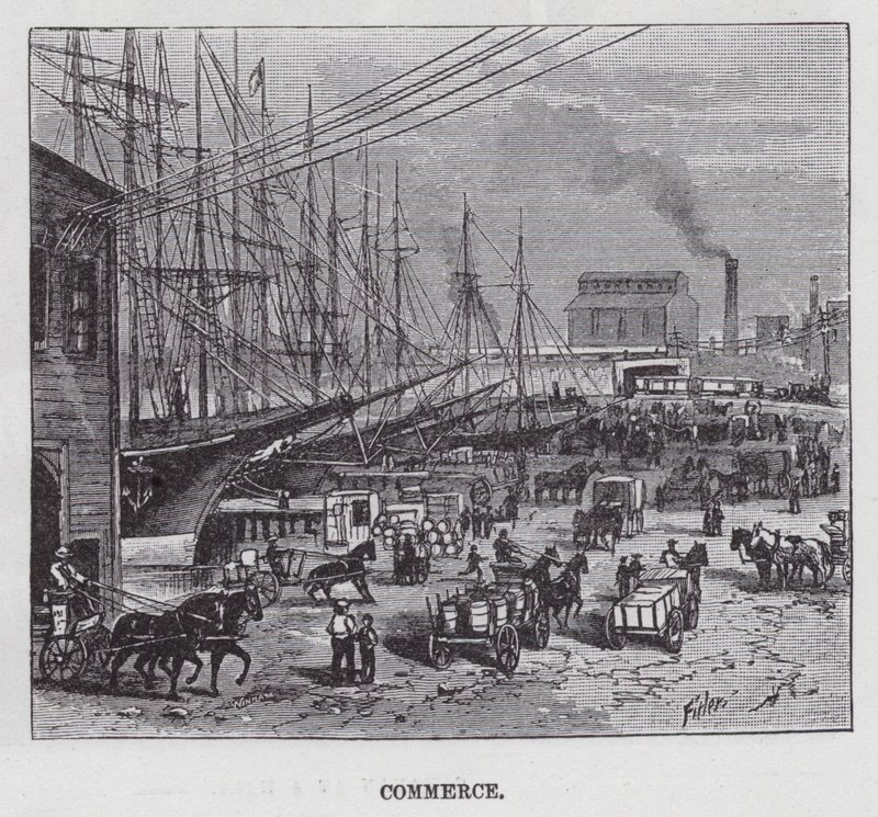 Comércio (gravura) de American School