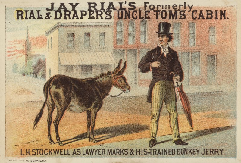 Homem e burro de American School